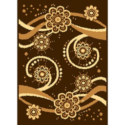 RELAX 53065 (Rectangulaire, 150X220, MARRON BORDEAUX)