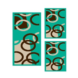 RELAX 73535 (Rectangulaire, ( T 60X150 + 2T 60X110 ), VERT TURQUOISE)