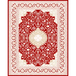 IZMIR 71596 (Rectangular, 160X230, BORDEAUX)