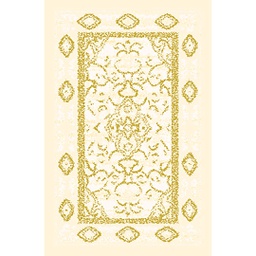 VALENCIA 51122 (Rectangulaire, 75X120, BLANC CREME_CREME)