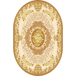 ISHRAK 85590 (Oval, 200X140, MARRON MIEL)