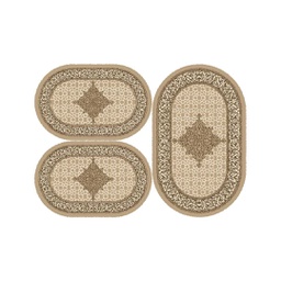 SHIRAZ 80440 (Oval, ( O 80X130 + 2O 65X100 ), IVOIRE)