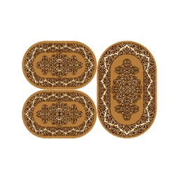 شيراز 80450 (بيضوي, ( O 80X130 + 2O 65X100 ), بني عسلي)
