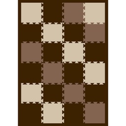 RELAX 62721 (Rectangulaire, 210X270, MARRON BORDEAUX)