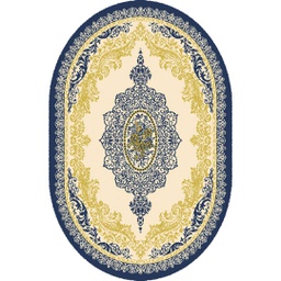 ISHRAK 85076 (Oval, 200X140, BLEU NUIT)