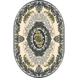 ISHRAK 85596 (Oval, 200X140, BLEU NUIT)