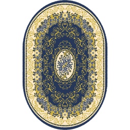 ISHRAK 86426 (Oval, 200X140, BLEU NUIT)