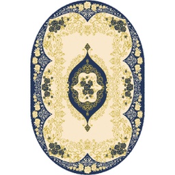 ISHRAK 86436 (Oval, 200X140, BLEU NUIT)