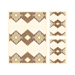 VALENCIA 6430C (Rectangular, ( T 160X220 + 2T 60X110 ), CREME_CREME)