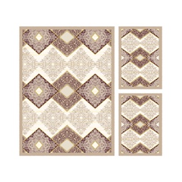 VALENCIA 6430D (Rectangular, ( T 160X220 + 2T 60X110 ), IVOIRE_CREME)