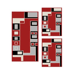 RELAX 65082 (Rectangulaire, ( T 60X150 + 2T 60X110 ), ROUGE)