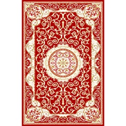 VALENCIA 5113C (Rectangulaire, 250X400, BORDEAUX_CREME)