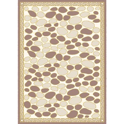 VALENCIA 6071B (Rectangulaire, 200X280, MARRON BRONZE_CREME)