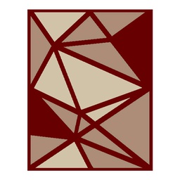 RELAX 7363G (Rectangular, 210X270, BORDEAUX)