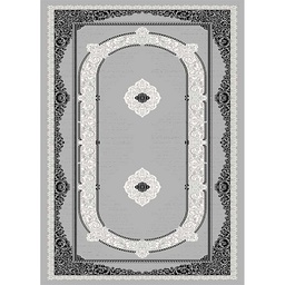 MELODIE 89050 (Rectangulaire, 190X400, GRIS CLAIRE_GRIS CLAIRE)