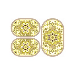 فالنسيا 5829D (بيضوي, ( O 80X130 + 2O 65X100 ), عاجي / قشدي)
