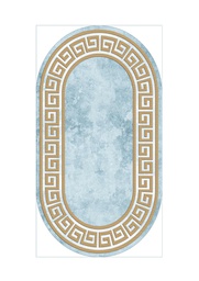 BISSAT 0387a (Oval, 70X120, BLEU CLAIRE, Lamination)