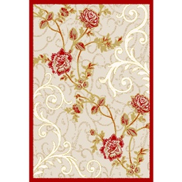 VALENCIA 7599C (Rectangulaire, 200X280, BORDEAUX_CREME)