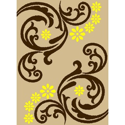 AZHAR 90730 (Rectangular, 200X280, BEIGE)