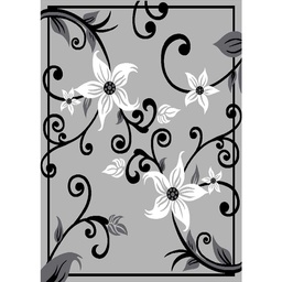 RELAX 50833 (Rectangulaire, 270X370, GRIS CLAIRE)