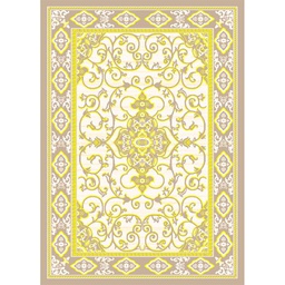 VALENCIA 51123 (Rectangulaire, ( T 150X220 + 2T 75X120 ), IVOIRE_CREME)