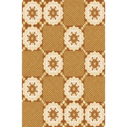 ISHRAK 8538A (Rectangular, 200X275, BRIQUE)