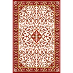 VALENCIA 5112B (Rectangulaire, 250X400, BORDEAUX_CREME)