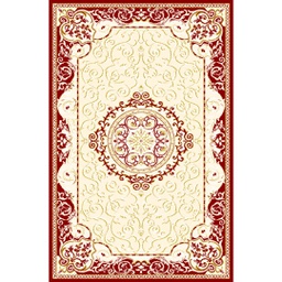 VALENCIA 5113B (Rectangulaire, 250X400, BORDEAUX_CREME)