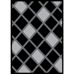 أولمبيا 58410 (مستطيل, 200X280, أسود مع لمعة)