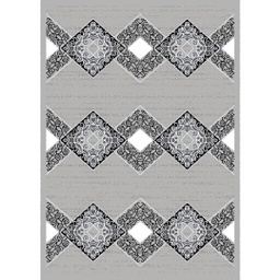 VALENCIA 6430D (Rectangulaire, 200X280, GRIS CLAIRE_GRIS CLAIRE)