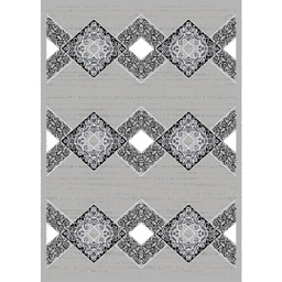 VALENCIA 6430D (Rectangulaire, 200X280, GRIS CLAIRE_GRIS CLAIRE)