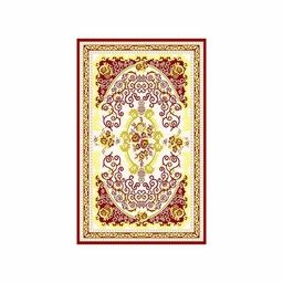 VALENCIA 7186C (Rectangulaire, 190X270, BORDEAUX_CREME)