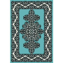 SHIRAZ 80450 (Rectangulaire, 200X275, VERT TURQUOISE)