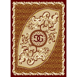 AZHAR 90720 (Rectangular, 200X280, BORDEAUX)