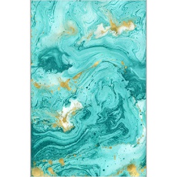 RUBIS 0696A (Rectangulaire, 160X230, BLEU TURQUOISE, Lamination)