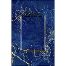 RUBIS 0655A (Rectangulaire, 160X230, BLEU NUIT, Lamination)