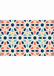 بساط 0433A (مستطيل, 60X90, متعدد الألوان, مطبوعة)