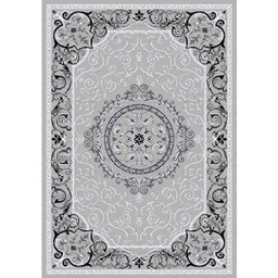 VALENCIA 5113D (Rectangulaire, 190X270, GRIS CLAIRE_GRIS CLAIRE)
