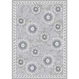 VALENCIA 7659G (Rectangulaire, 190X270, GRIS CLAIRE_GRIS CLAIRE)