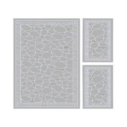 VALENCIA 6071A (Rectangular, ( T 150X230 + 2T 60X115 ), GRIS CLAIRE_GRIS CLAIRE)
