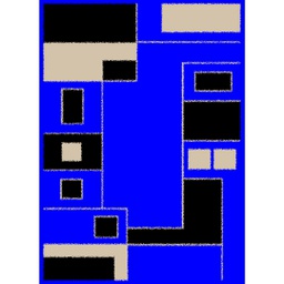 RELAX 6508G (Rectangulaire, 240X400, BLEU ROI)