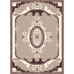 MELODIE 86612 (Rectangular, 190X275, MARRON BRONZE_IVOIRE)