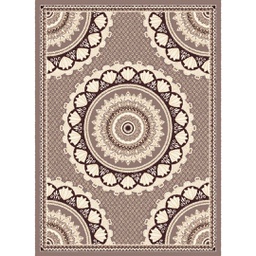 MELODIE 86622 (Rectangulaire, 190X275, MARRON BRONZE_IVOIRE)