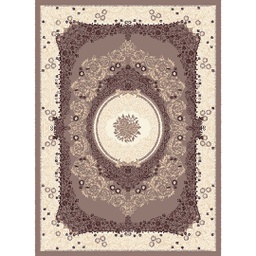 MELODIE 89042 (Rectangulaire, 190X275, MARRON BRONZE_IVOIRE)