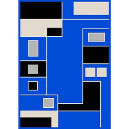 RELAX 65084 (Rectangular, 210X270, BLEU ROI)