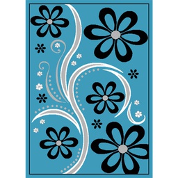 RELAX 5077c (Rectangulaire, 180X270, BLEU TURQUOISE)