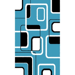 RELAX 6270B (Rectangulaire, 240X400, BLEU TURQUOISE)