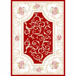 إزمير 77190 (مستطيل, 140X200, أحمر عنابي)