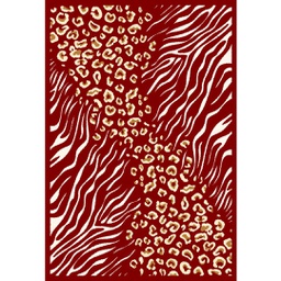 SHIRAZ 91570 (Rectangulaire, 165X230, BORDEAUX)