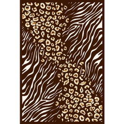 SHIRAZ 91570 (Rectangulaire, 165X230, MARRON CHOCO)